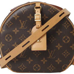 Louis Vuitton Boite Chapeau Souple MM Bag Monogram M45647 Women's Canvas LOUI...